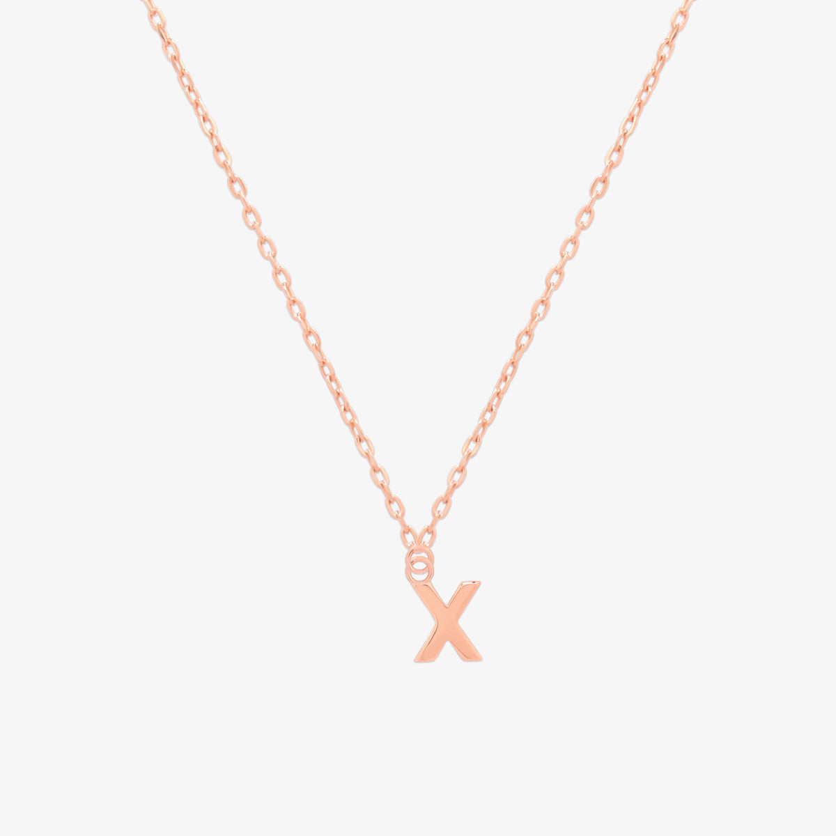 Classic Initial Pendant Necklace (50cm)-75