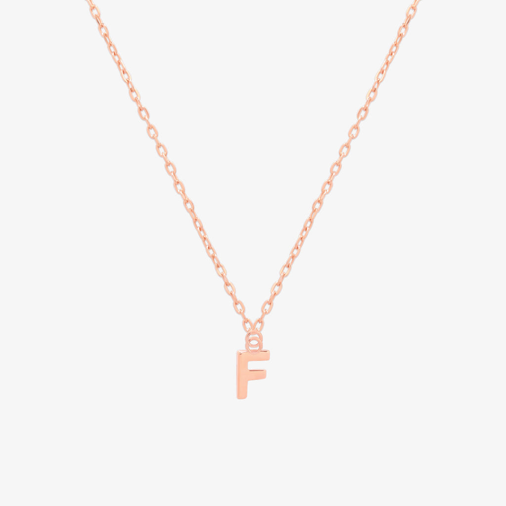 Classic Initial Pendant Necklace (50cm)-57