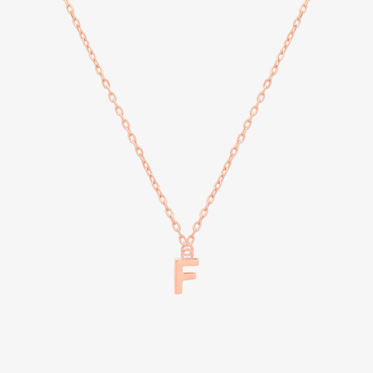 Classic Initial Pendant Necklace (50cm)-57