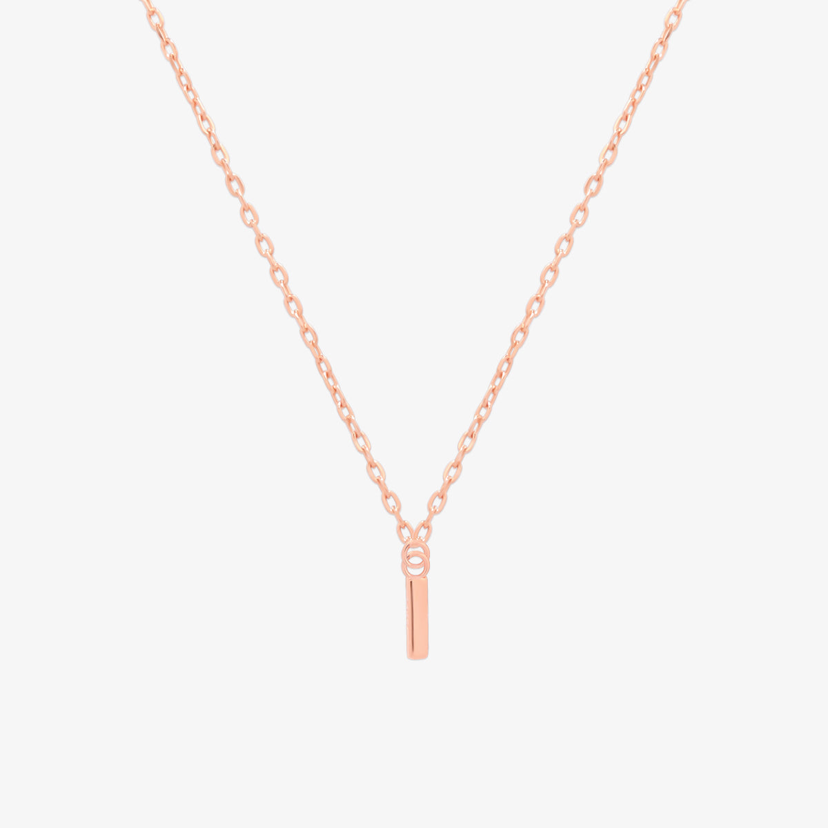 Classic Initial Pendant Necklace (50cm)-60