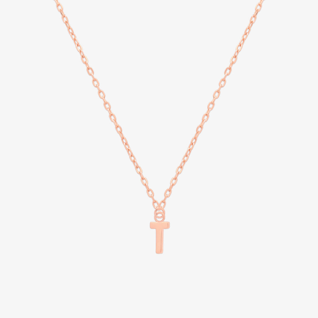 Classic Initial Pendant Necklace (50cm)-71