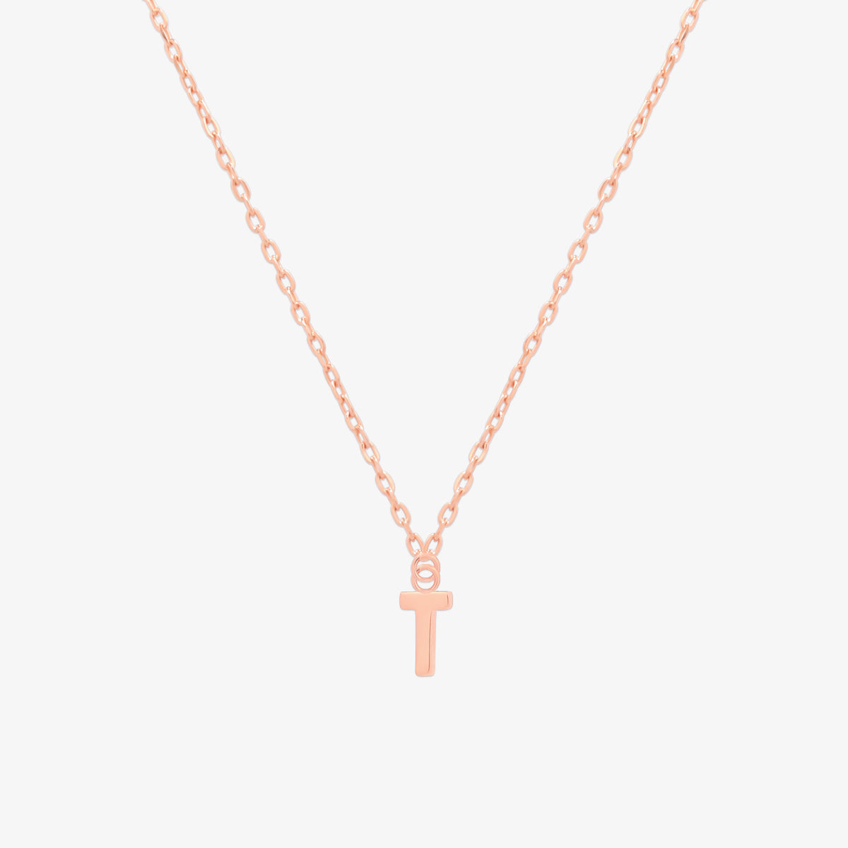 Classic Initial Pendant Necklace (50cm)-71