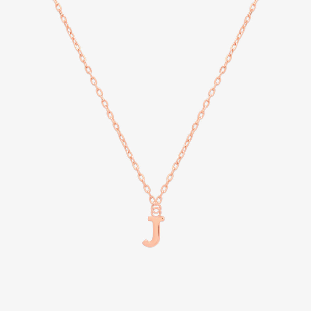 Classic Initial Pendant Necklace (50cm)-61