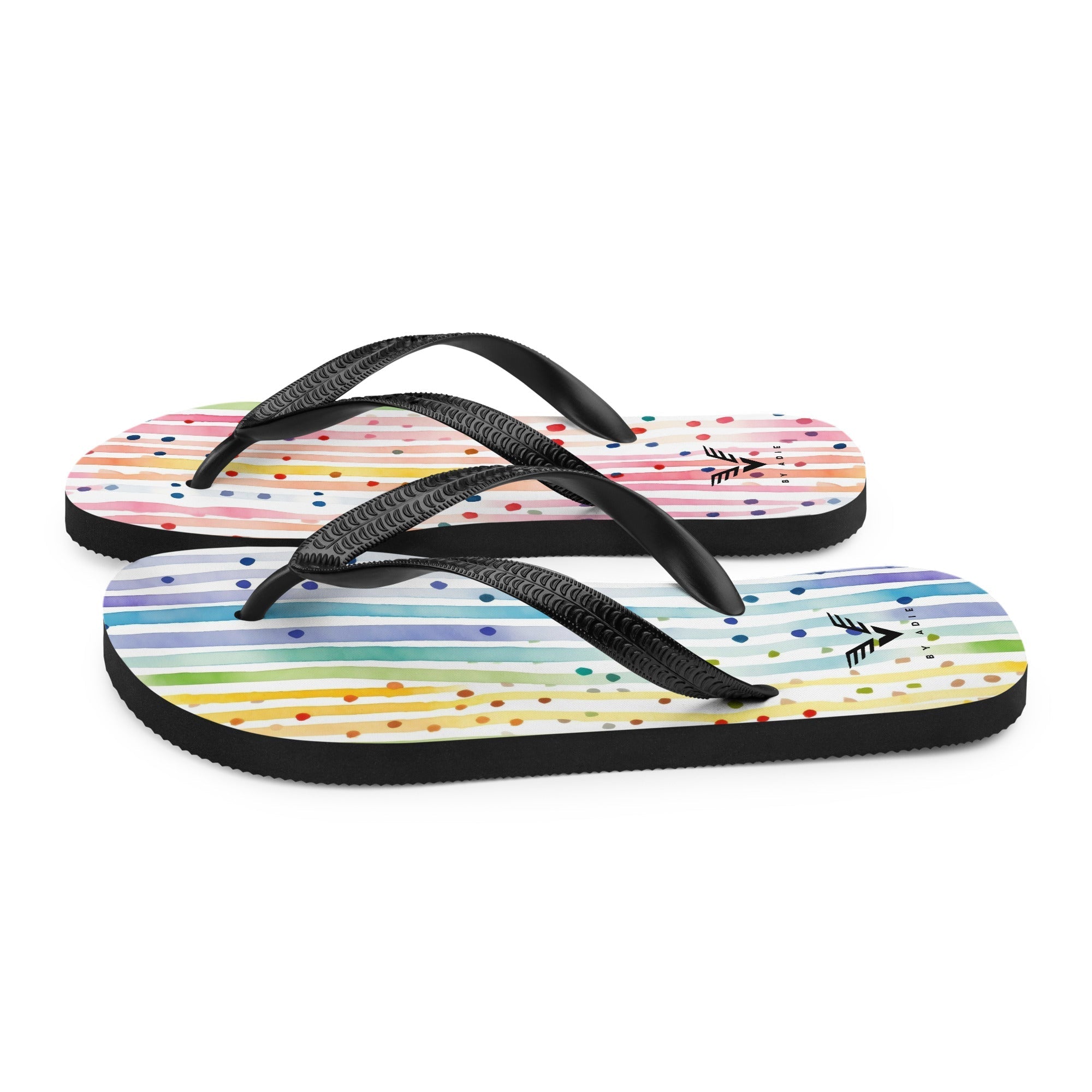 Rainbow Drift Signature Flip Flops