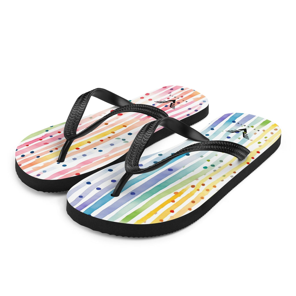 Rainbow Drift Signature Flip Flops