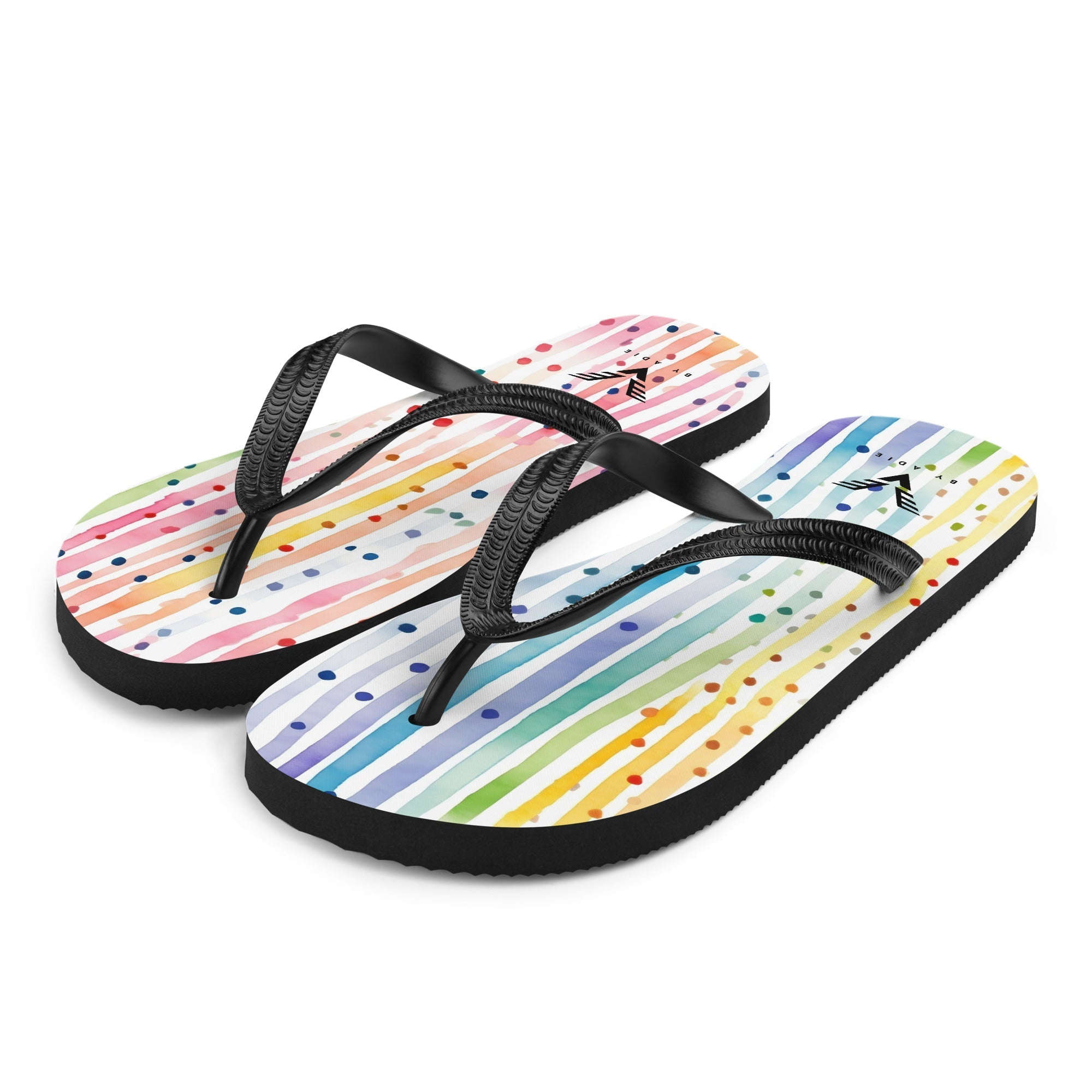 Rainbow Drift Signature Flip Flops