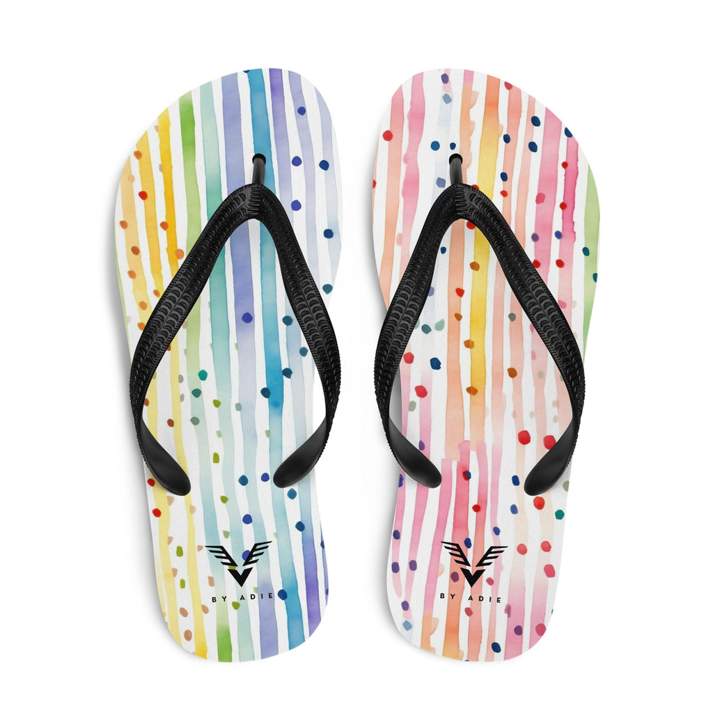 Rainbow Drift Signature Flip Flops