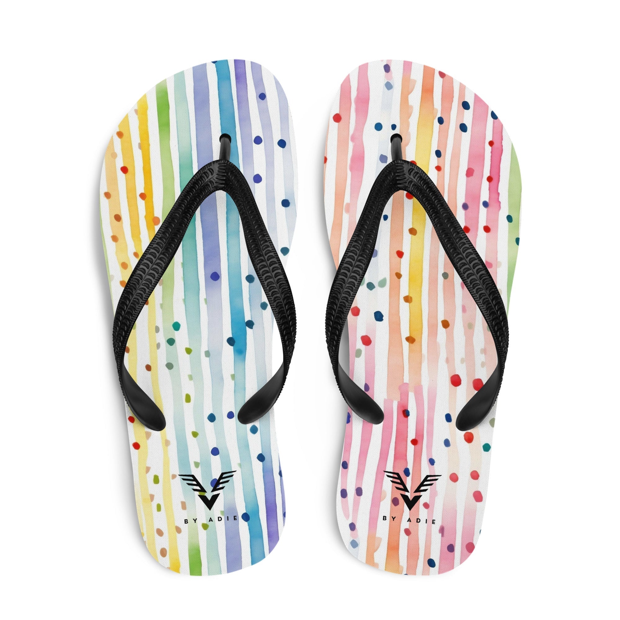 Rainbow Drift Signature Flip Flops