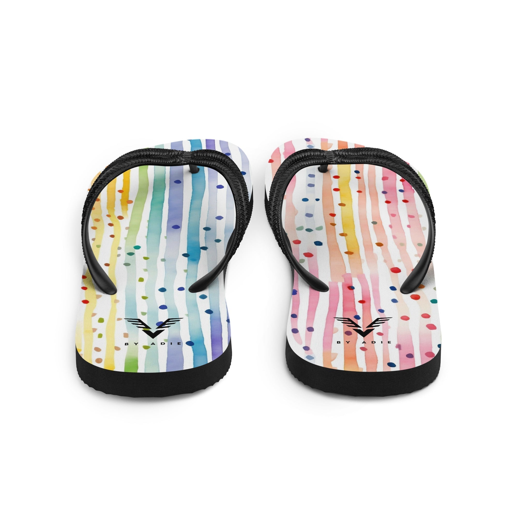Rainbow Drift Signature Flip Flops
