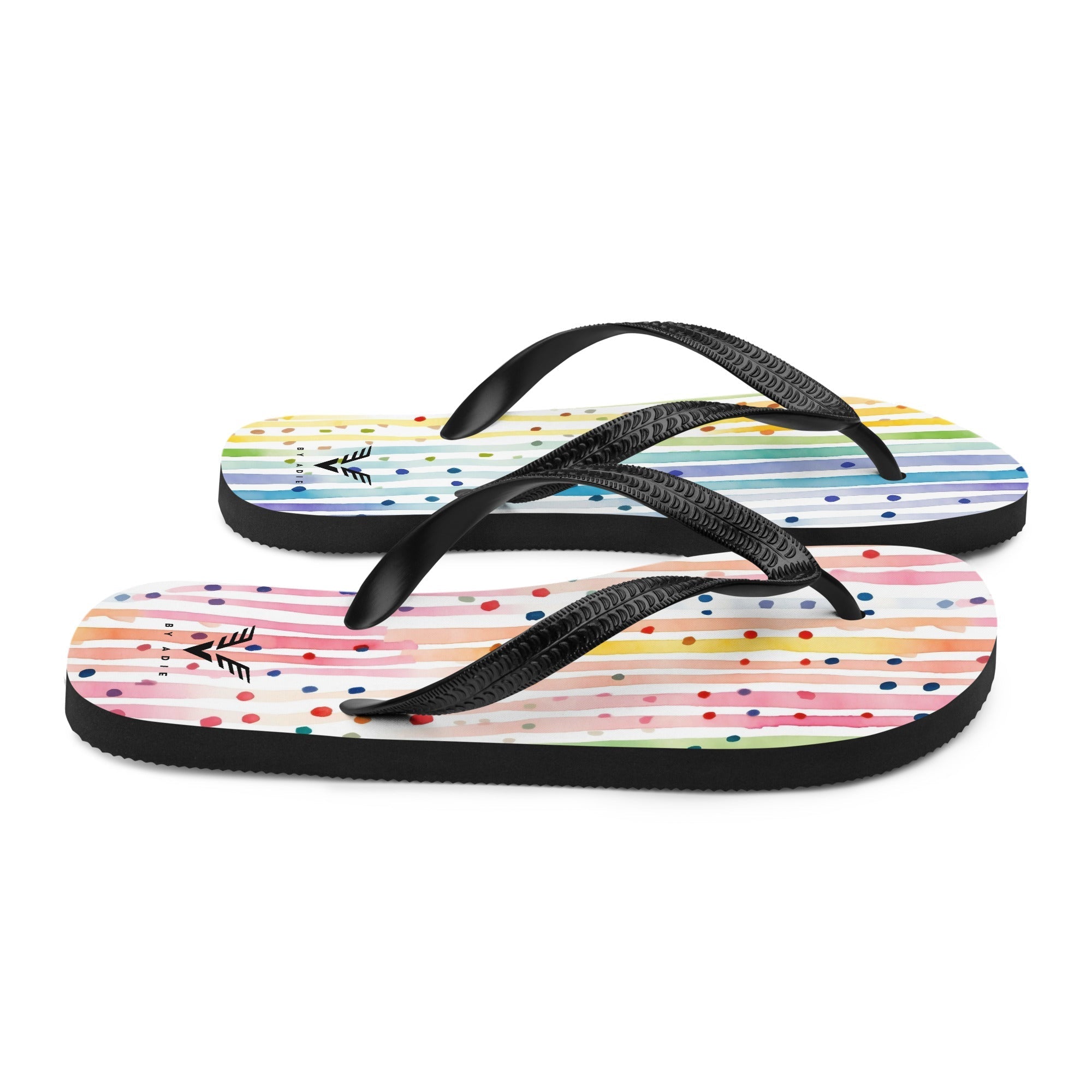 Rainbow Drift Signature Flip Flops