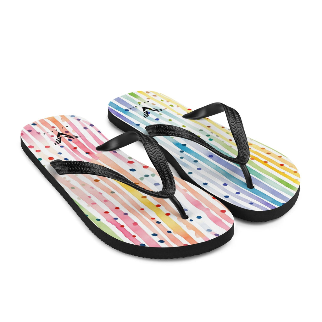 Rainbow Drift Signature Flip Flops