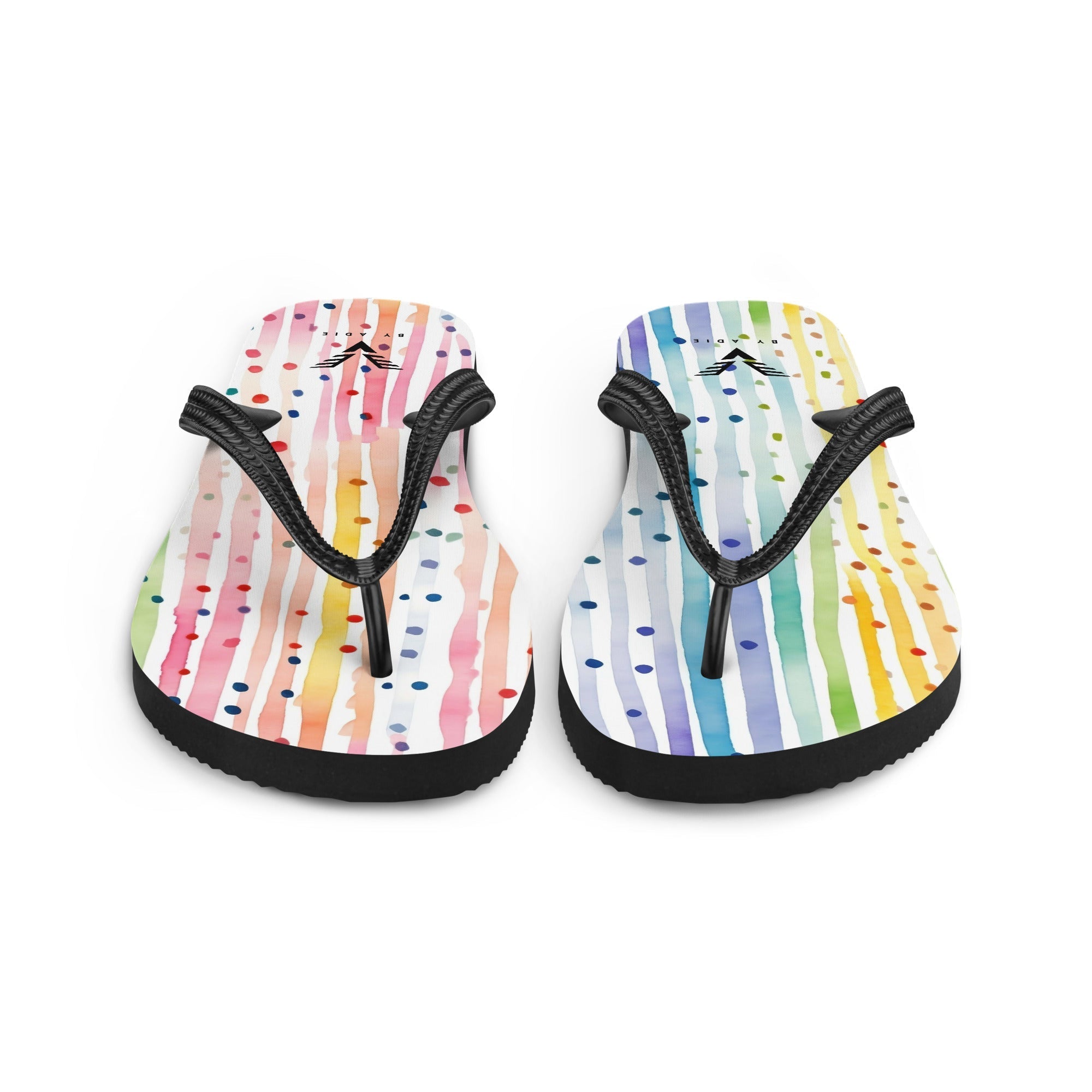 Rainbow Drift Signature Flip Flops