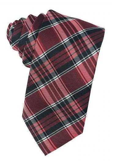 Madison Plaid Necktie-5