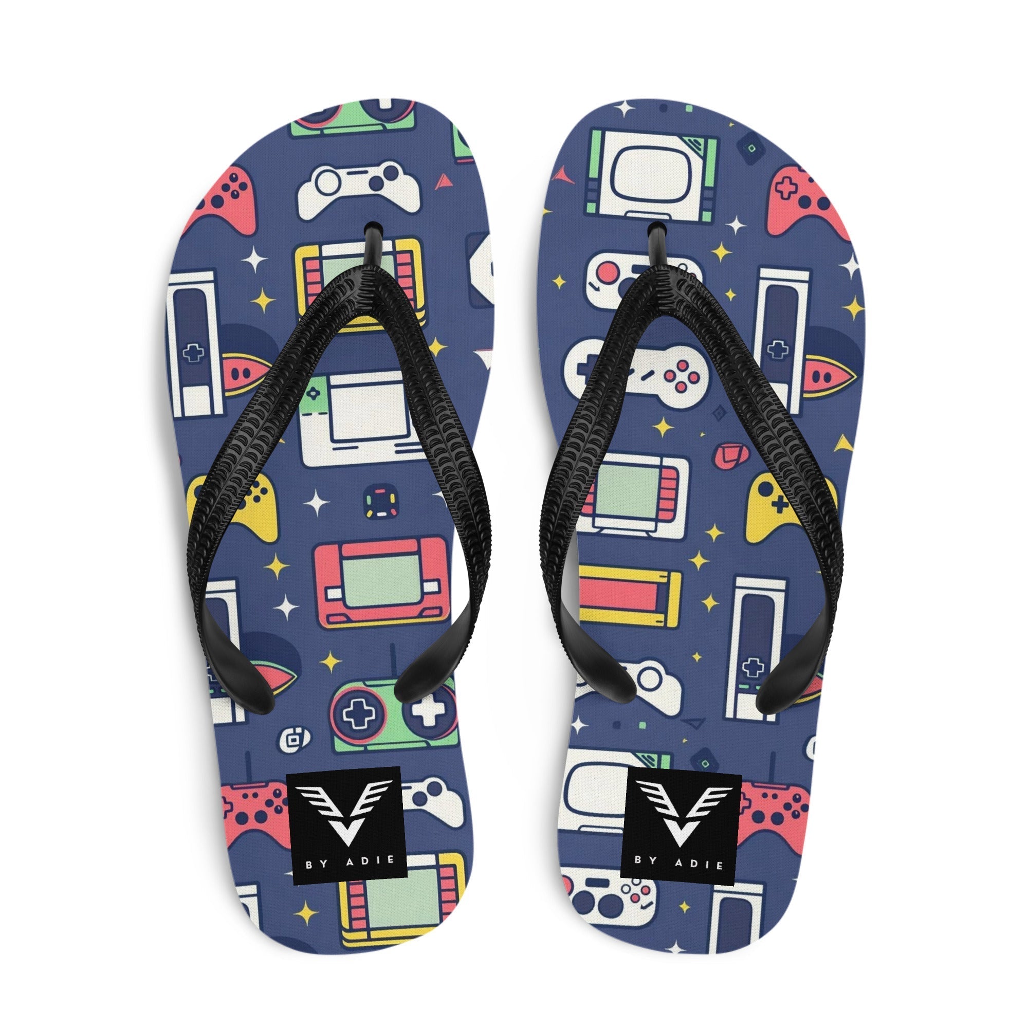Retro Gamer Luxe Flip Flops