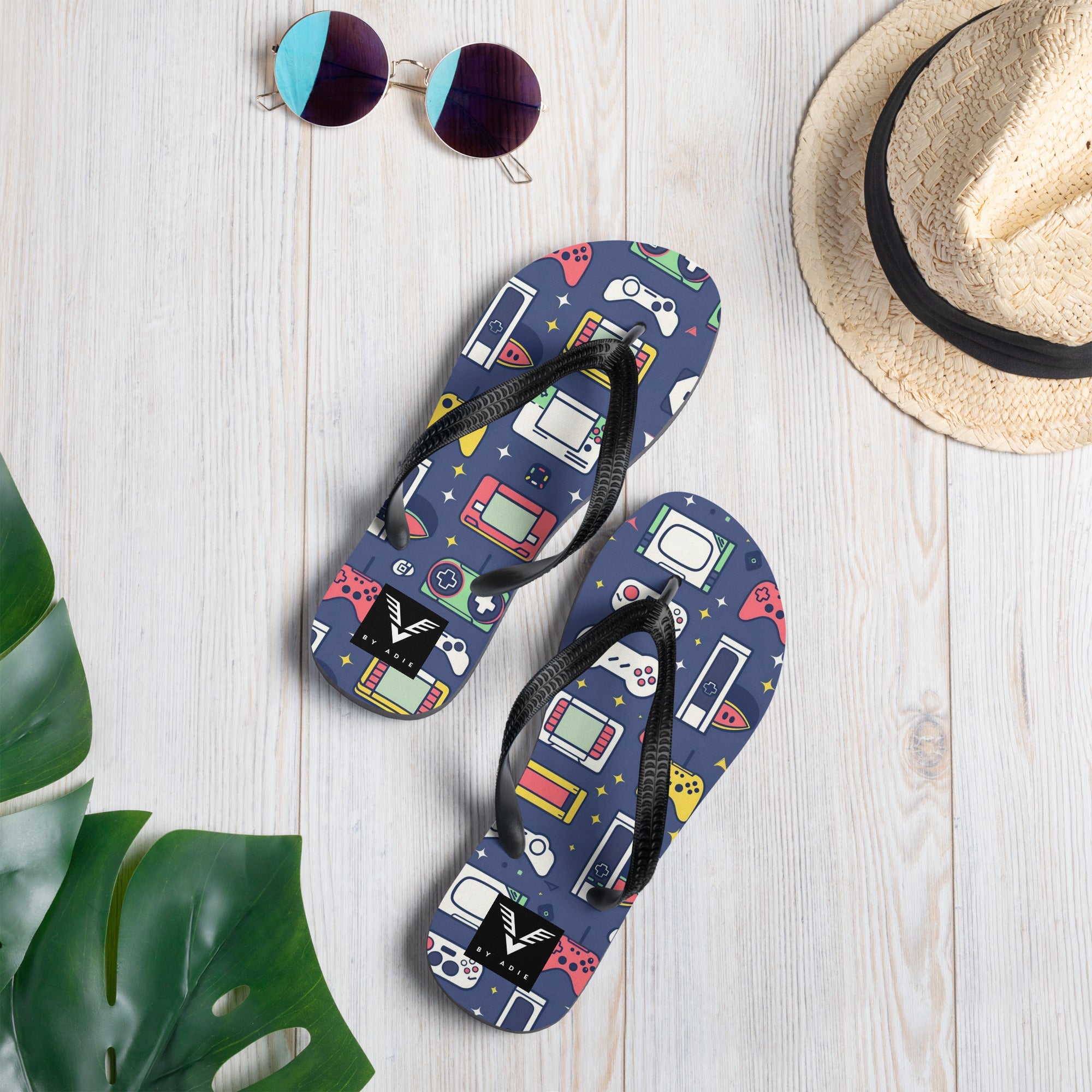 Retro Gamer Luxe Flip Flops