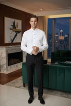 "Richard" White Spread Collar Shirt-1