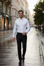 "Richard" White Spread Collar Shirt-0