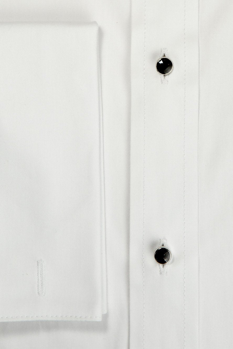 "Richard" White Spread Collar Shirt-2