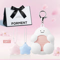 Forment Solid Perfume Pebble + Perfume Balm Keyrings