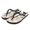 Rooster Pattern Flip Flops
