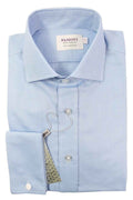 Slim Fit Blue Oxford Shirt-0