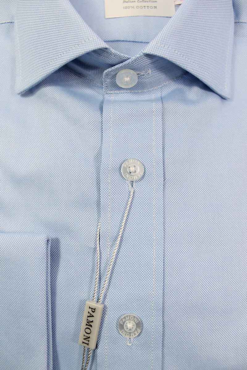 Slim Fit Blue Oxford Shirt-1