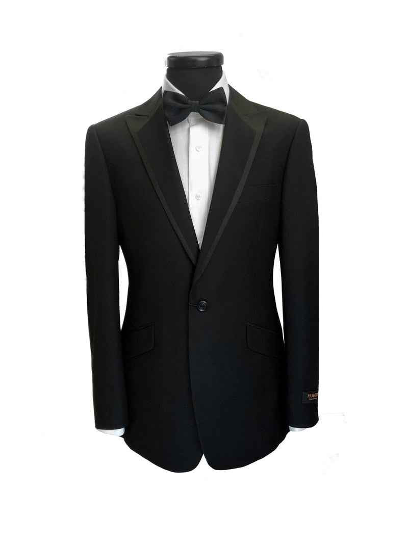 Black 1-button Dinner Suit-2