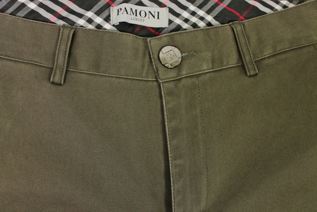 Khaki Stretch Slim Fit Chino-2