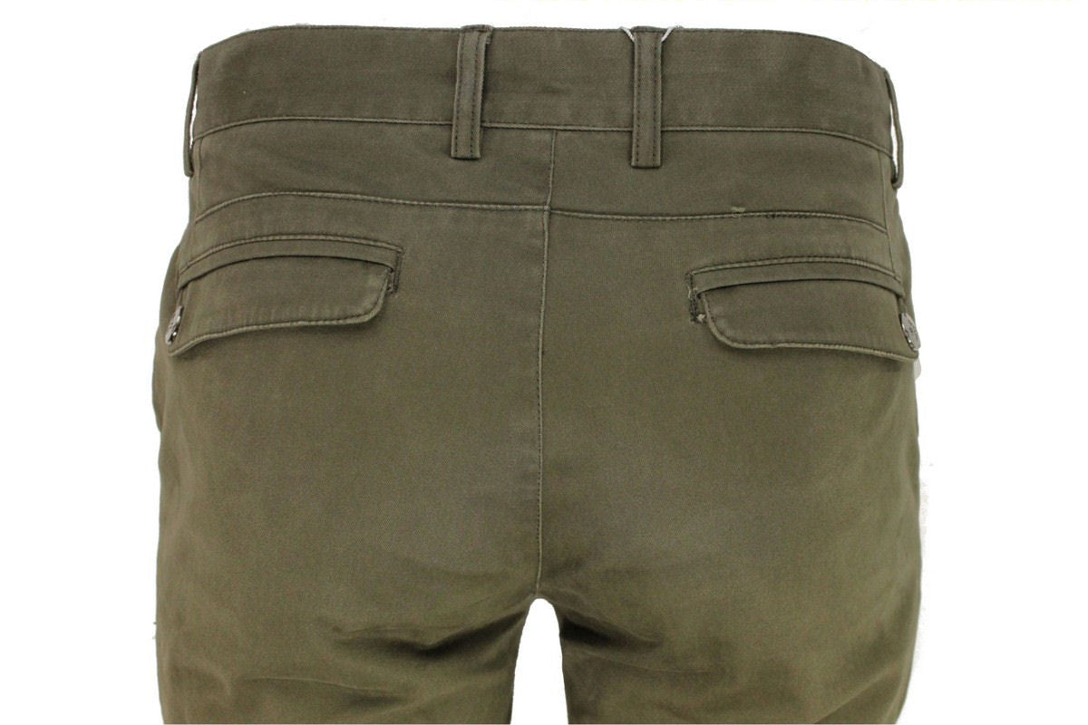 Khaki Stretch Slim Fit Chino-4
