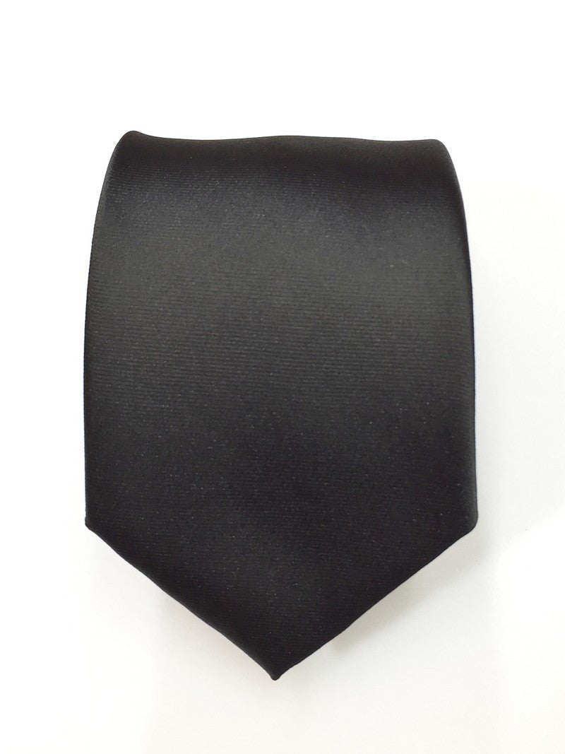 Plain Black Tie & Bow Tie Set-1