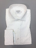 White Box Pattern Slim Fit Shirt-0
