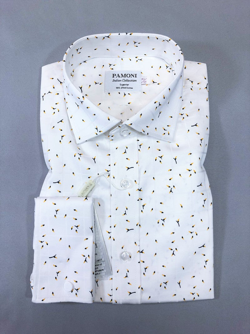 Pollen Motif Pure Cotton Shirt-0