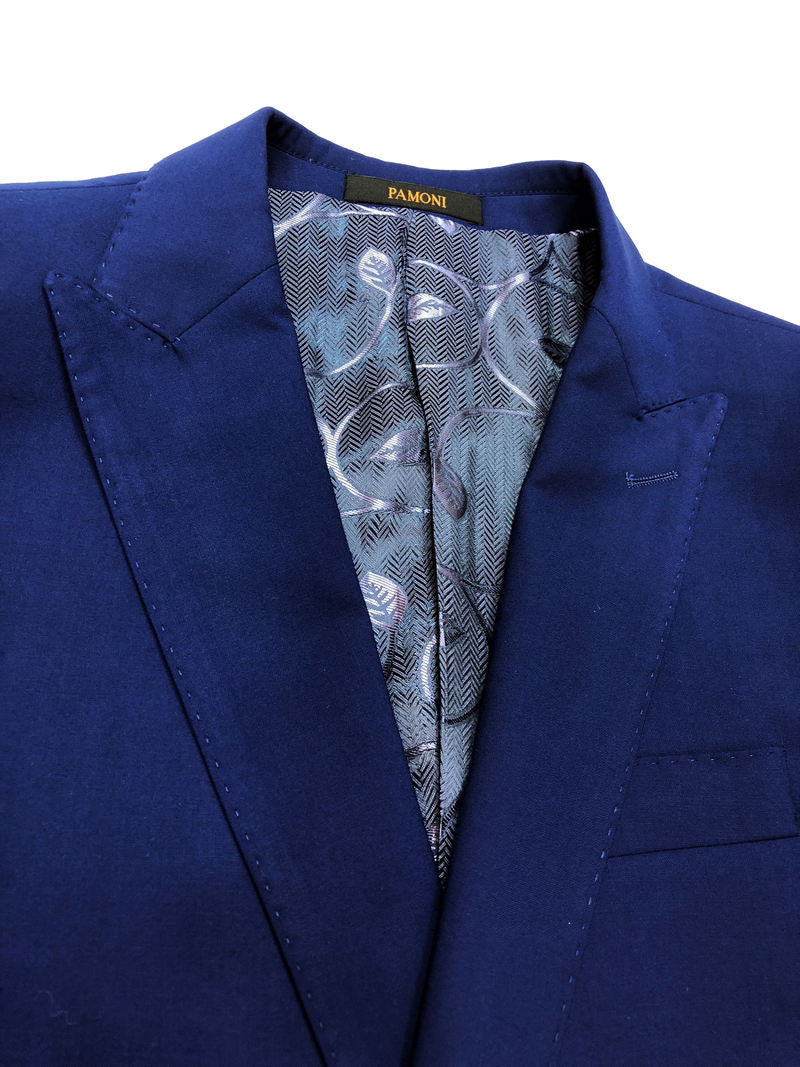 Cobalt Blue 1-button Slim Fit Suit-1