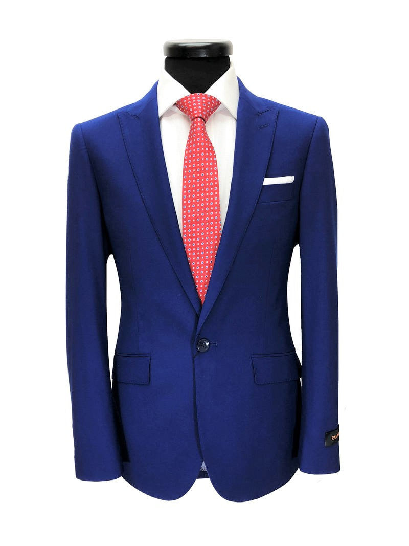 Cobalt Blue 1-button Slim Fit Suit-0