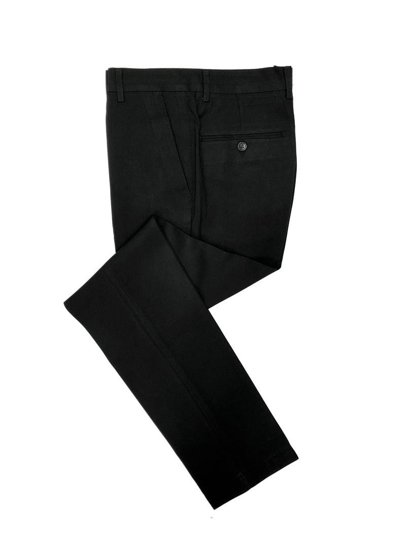 White Black Lapel Slim Fit Dinner Suit-2