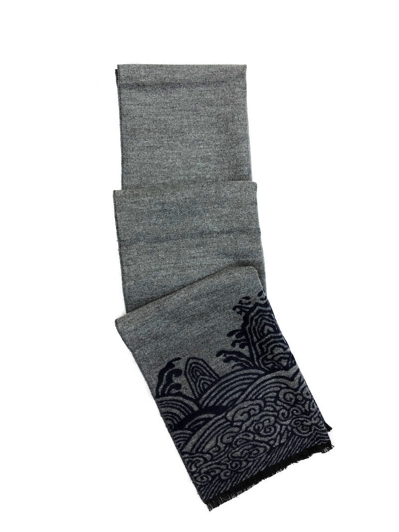 Traditional Oriental Pattern Scarf-1