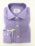 Lilac Twill Check Pure Cotton Shirt-0