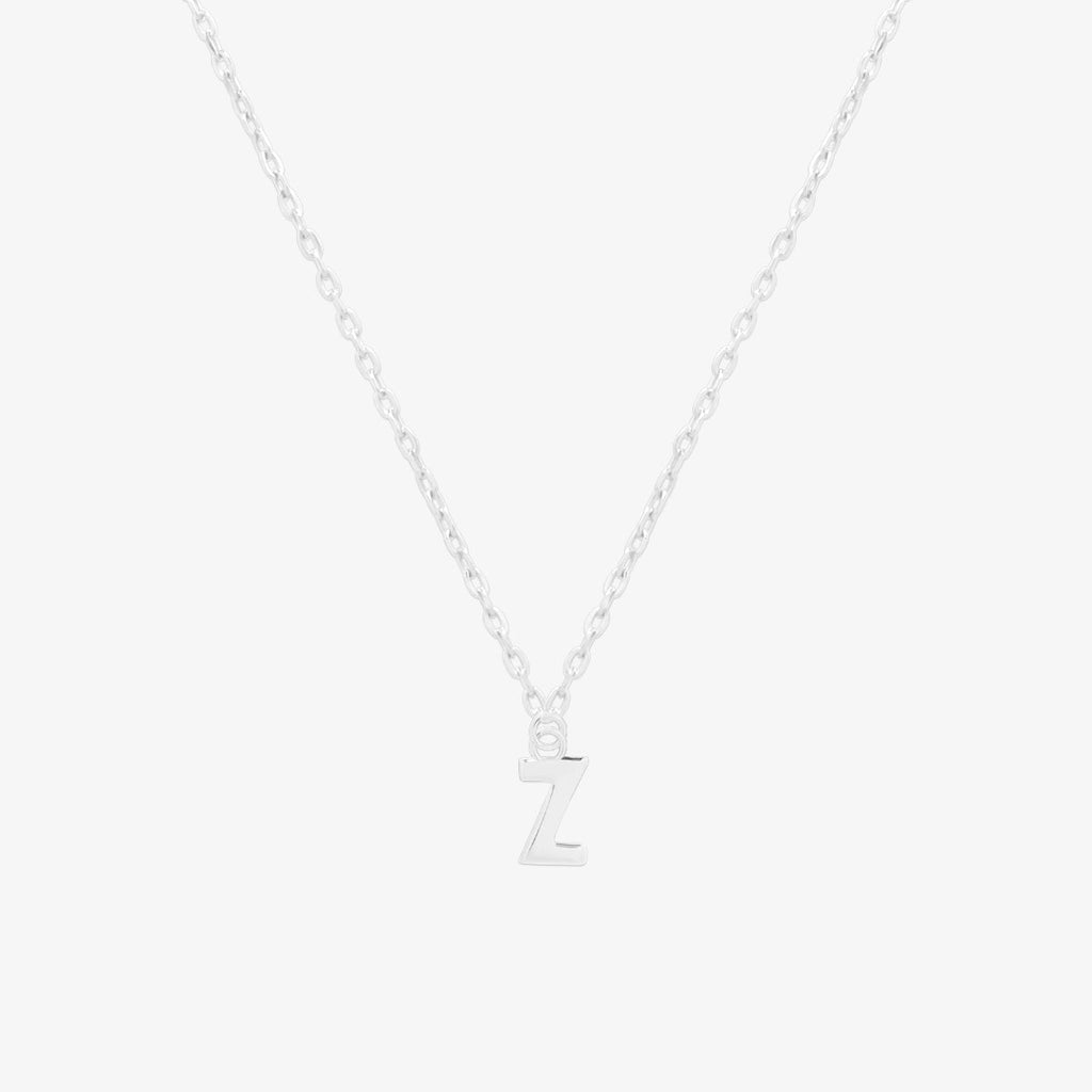 Classic Initial Pendant Necklace (50cm)-51