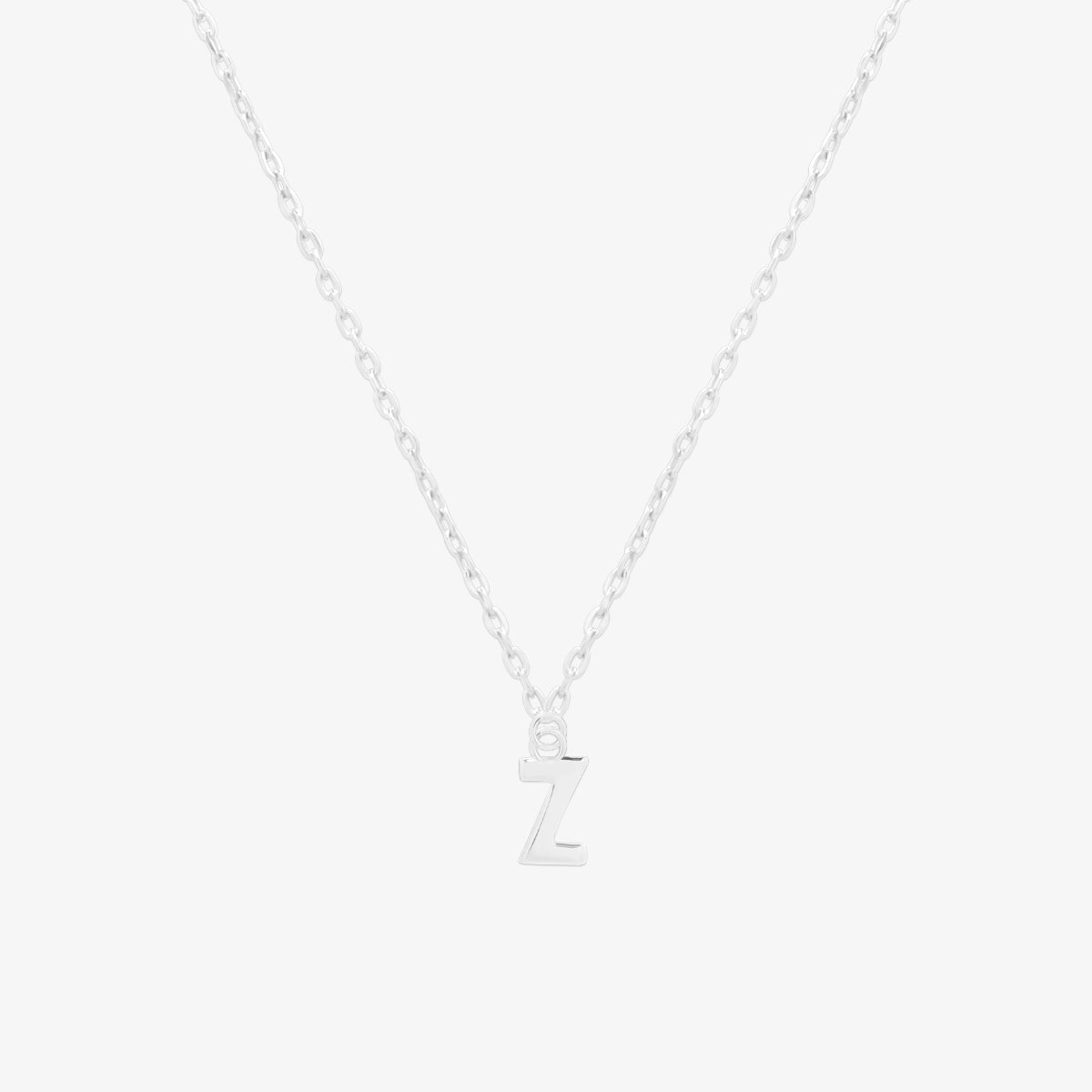 Classic Initial Pendant Necklace (50cm)-51