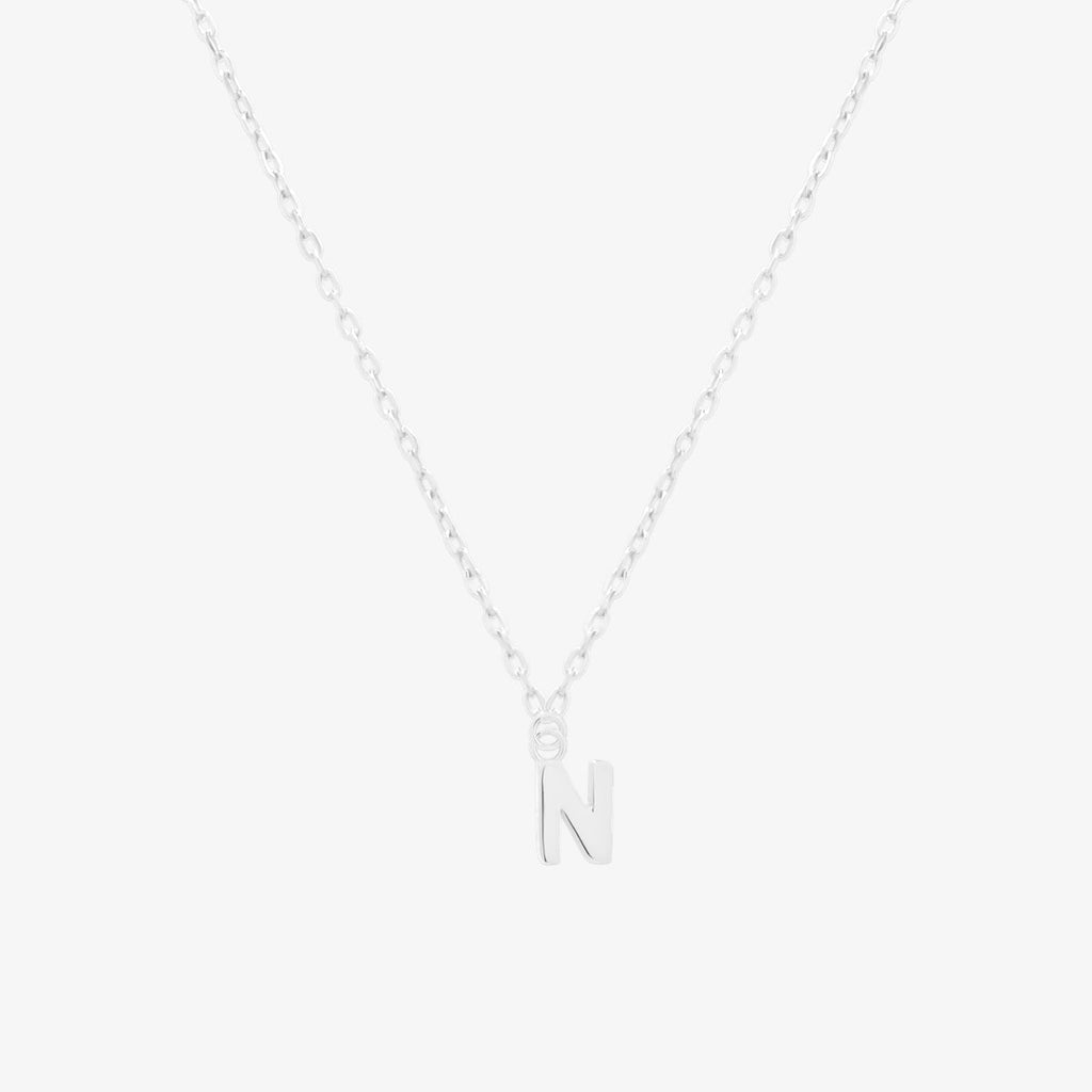 Classic Initial Pendant Necklace (50cm)-39