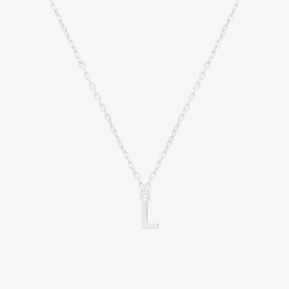 Classic Initial Pendant Necklace (50cm)-37