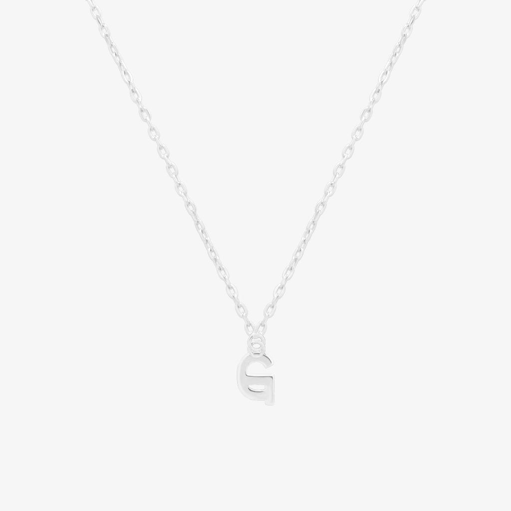 Classic Initial Pendant Necklace (50cm)-32