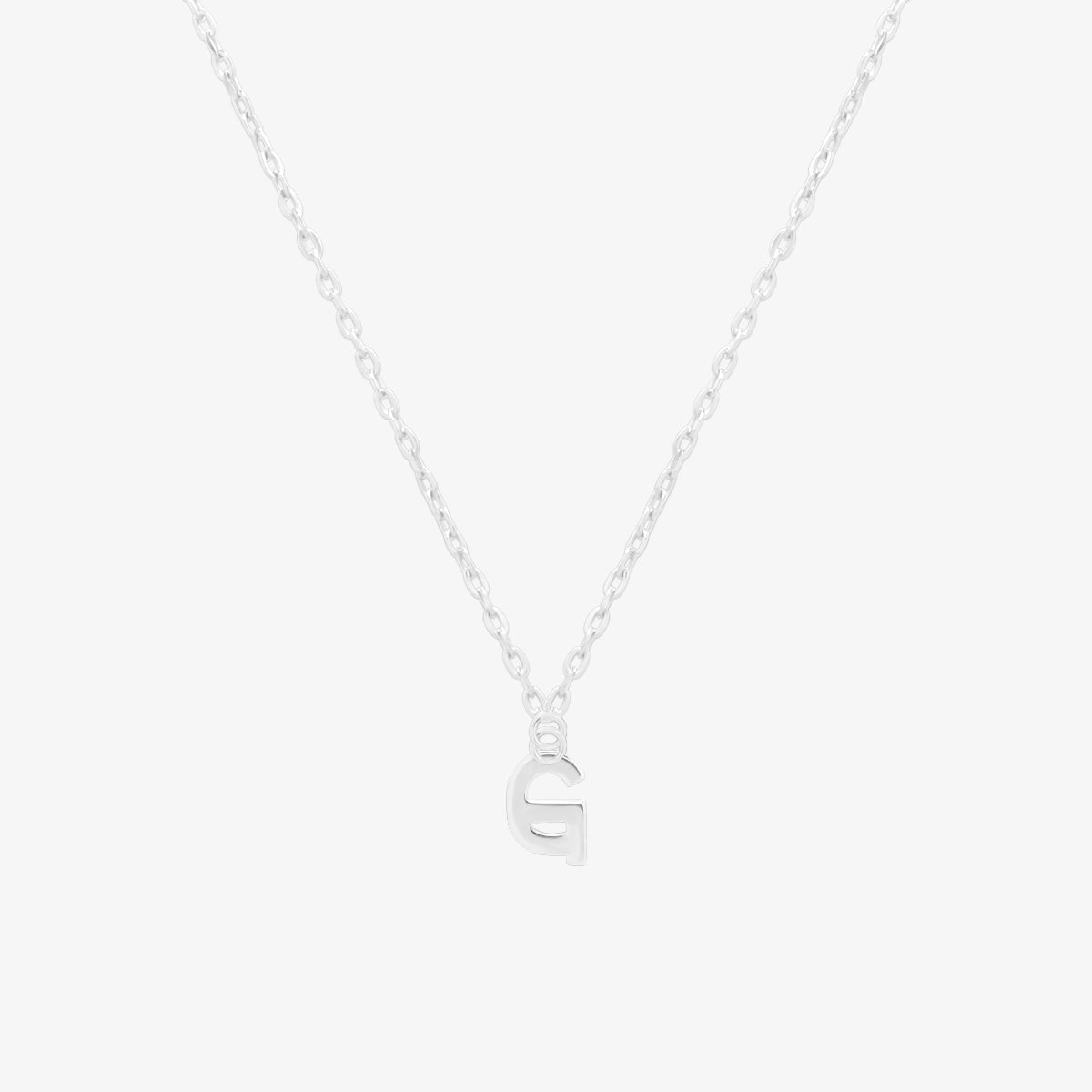Classic Initial Pendant Necklace (50cm)-32