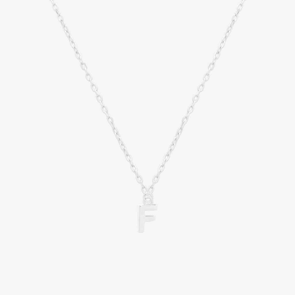 Classic Initial Pendant Necklace (50cm)-31