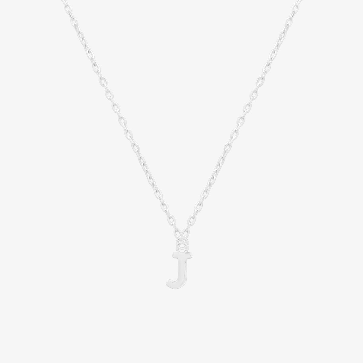 Classic Initial Pendant Necklace (50cm)-35