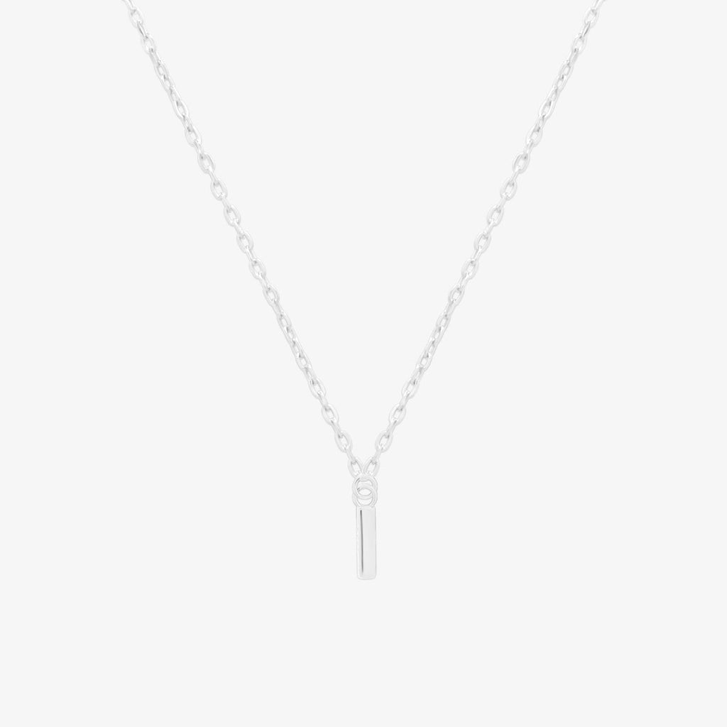 Classic Initial Pendant Necklace (50cm)-34