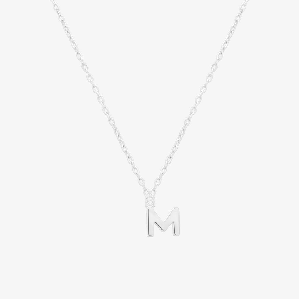 Classic Initial Pendant Necklace (50cm)-38