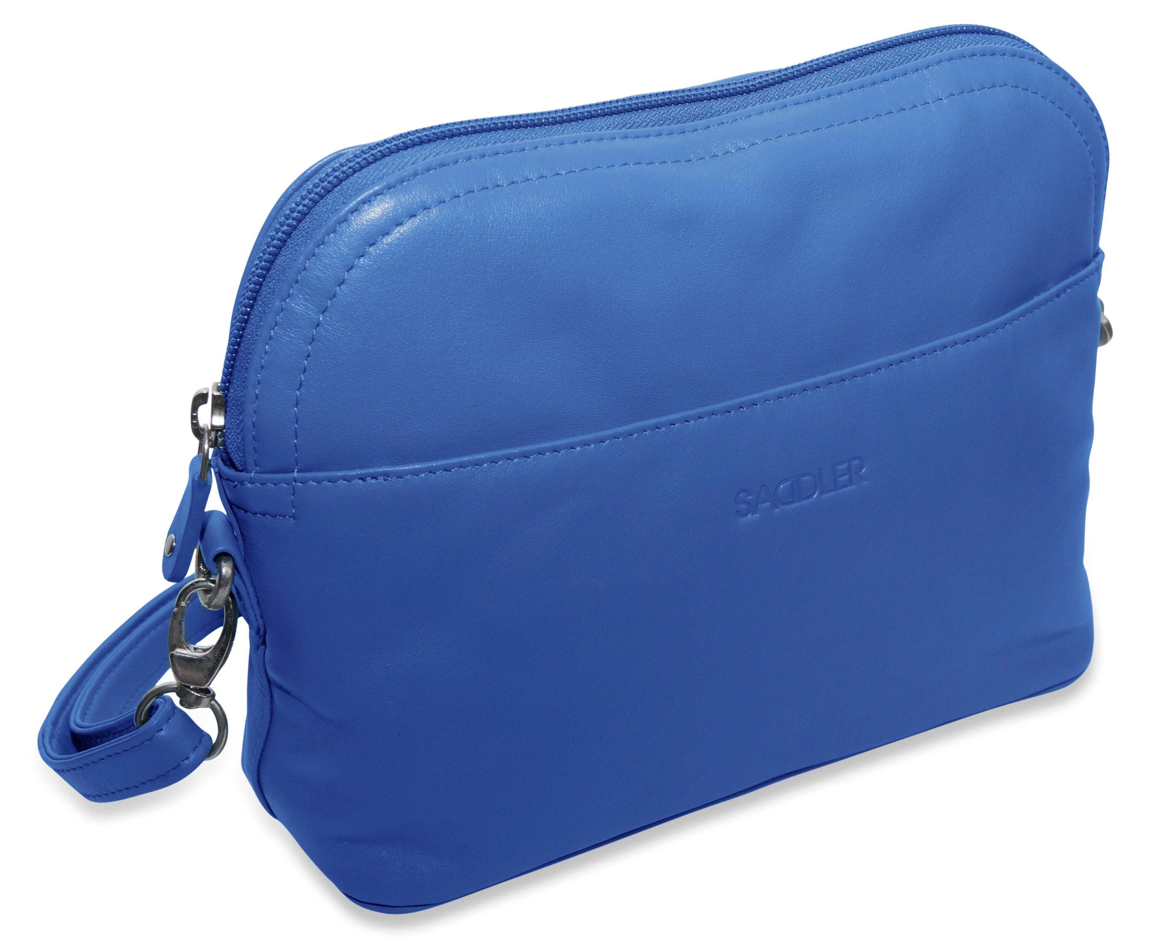 SADDLER BROOKLYN Leather Zip Top Handbag - Adjustable  Shoulder Strap, Multiple Pockets - RFID Protected