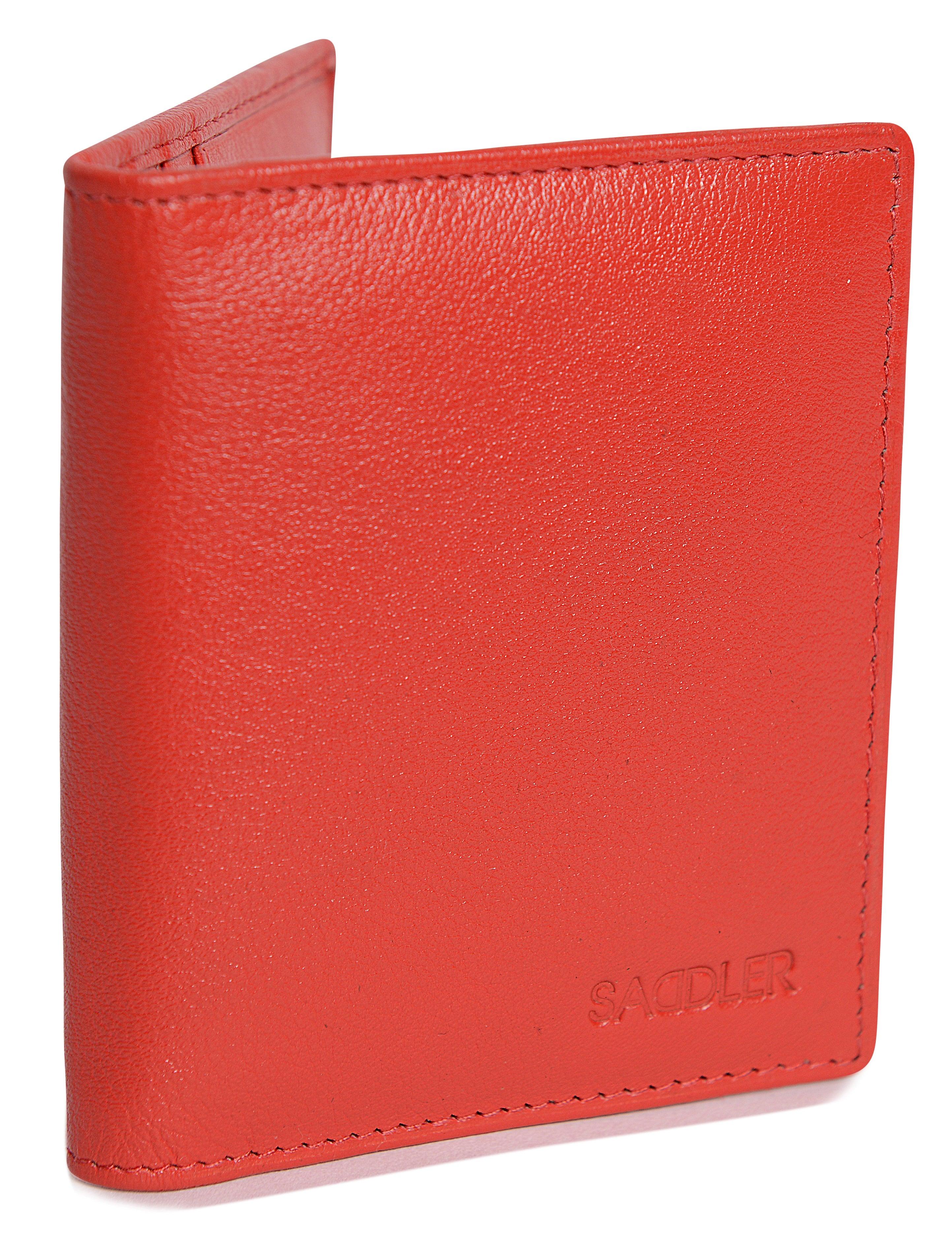Compact Leather Card Wallet "Lexi" – Handmade by Saddler | RFID Protected & Gift Boxed