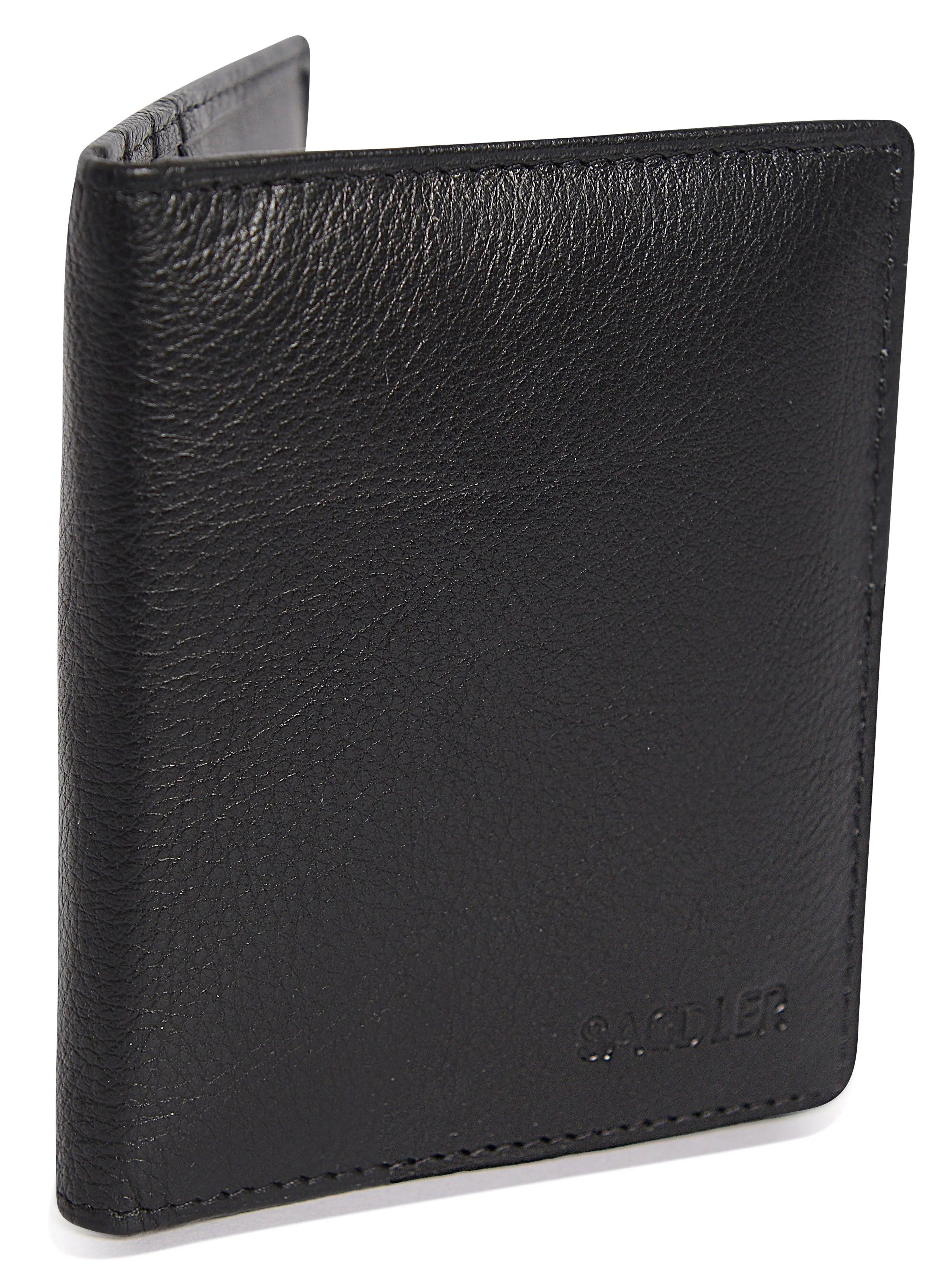 Compact Leather Card Wallet "Lexi" – Handmade by Saddler | RFID Protected & Gift Boxed